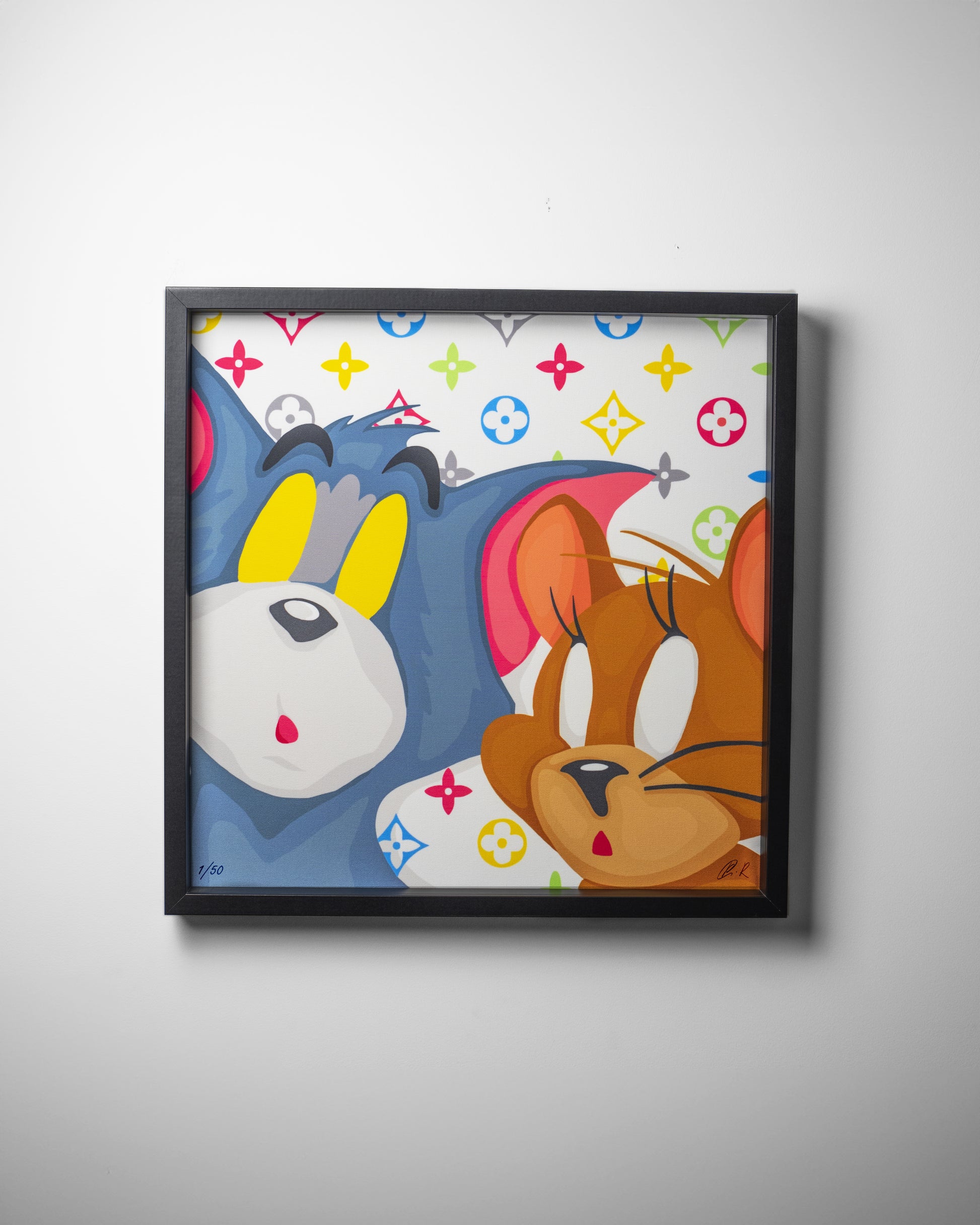 Dizzy Cat & Mouse (Unframed)